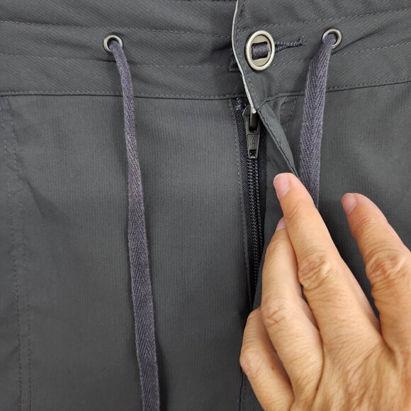 Cabela's XPG Women's Cool Phase Black Grey Size 14 Convertible Pants Gorpcore - Picture 5 of 15